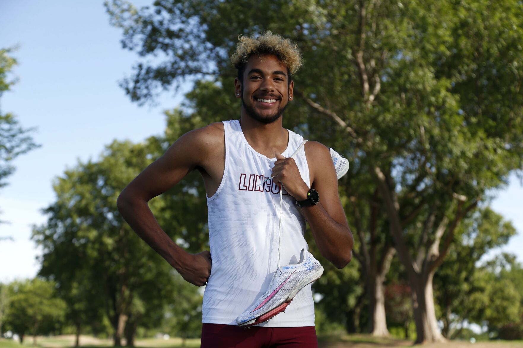 Boys track: Josiah Antis, Lincoln Christian